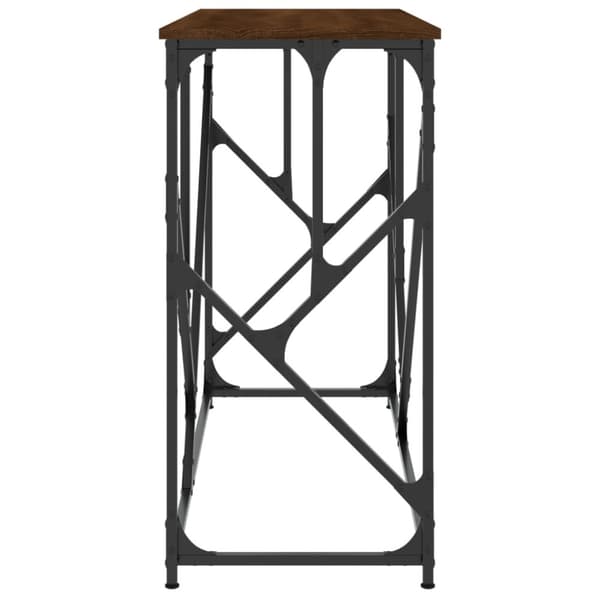vidaXL Avlastningsbord brun ek 100x40x80 cm konstruerat trä -  Avlastningsbord