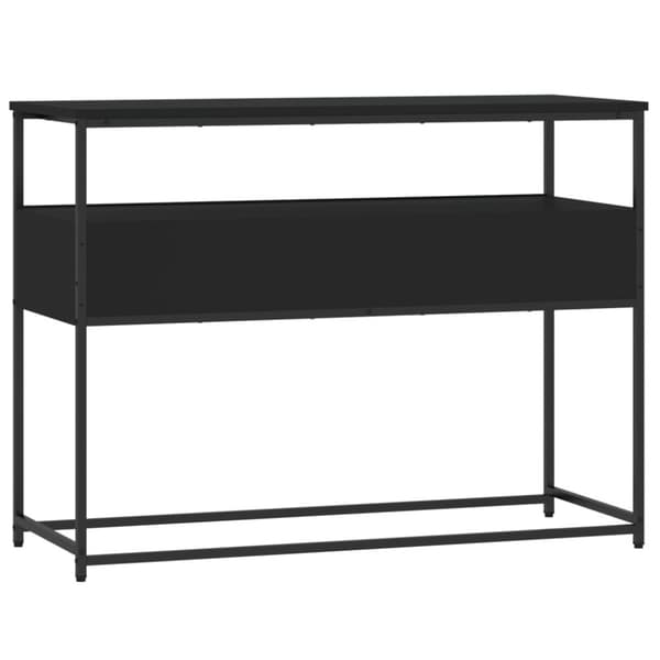 vidaXL Konsolipöytä musta 100x40x75 cm tekninen puu -  Apupöydät