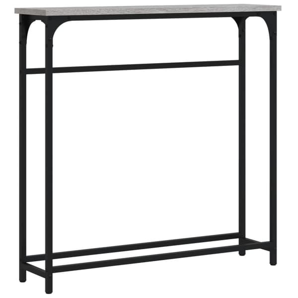 vidaXL Konsolipöytä harmaa Sonoma 75x19,5x75 cm tekninen puu - Apupöydät