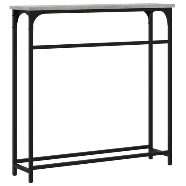 vidaXL Konsolipöytä harmaa Sonoma 75x19,5x75 cm tekninen puu - Apupöydät