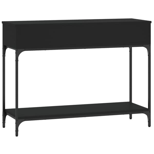 vidaXL Konsolipöytä musta 100x34,5x75 cm tekninen puu -  Apupöydät