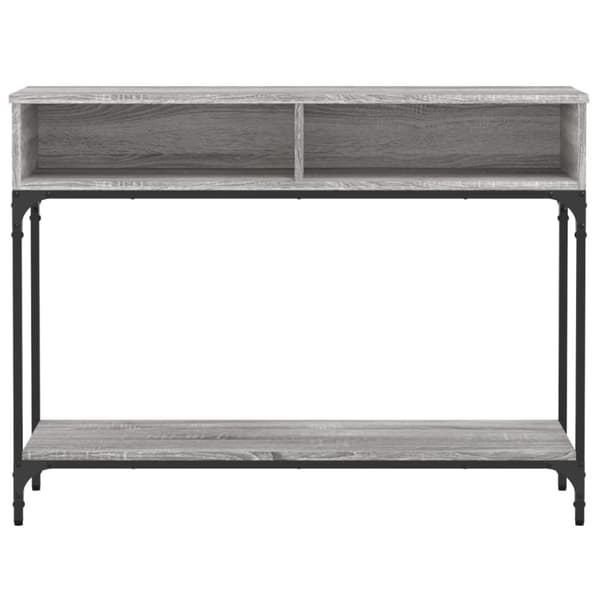 vidaXL konsolbord 100x30,5x75 cm konstrueret træ grå sonoma-eg -  Sideborde