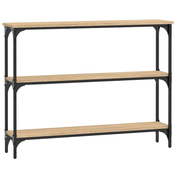 vidaXL konsolbord 100x22,5x75 cm konstrueret træ sonoma-eg -  Sideborde