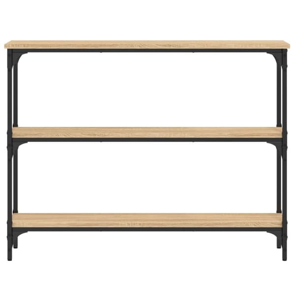 vidaXL konsolbord 100x22,5x75 cm konstrueret træ sonoma-eg -  Sideborde