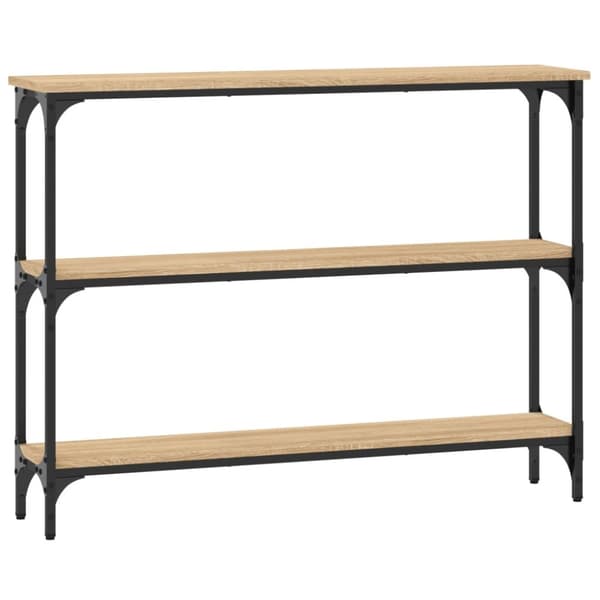 vidaXL konsolbord 100x22,5x75 cm konstrueret træ sonoma-eg -  Sideborde