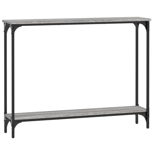 vidaXL Konsolipöytä harmaa Sonoma 100x22,5x75 cm tekninen puu -  Apupöydät