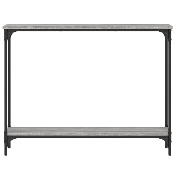 vidaXL Konsolipöytä harmaa Sonoma 100x22,5x75 cm tekninen puu -  Apupöydät
