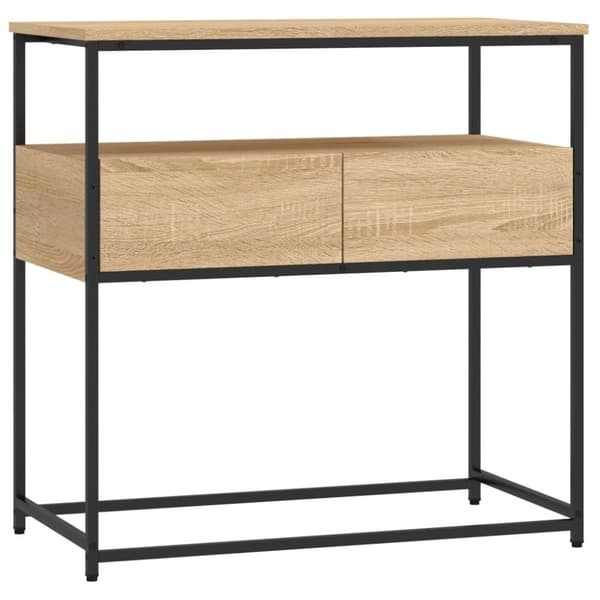 vidaXL Konsolipöytä Sonoma-tammi 75x40x75 cm tekninen puu -  Apupöydät