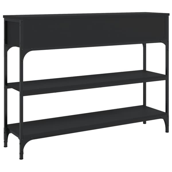 vidaXL konsolbord 100x25x75 cm konstrueret træ sort -  Sideborde