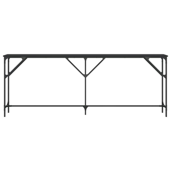 vidaXL Konsolipöytä musta 200x29x75 cm tekninen puu -  Apupöydät