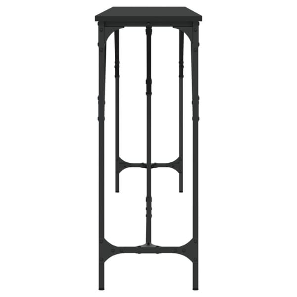 vidaXL Konsolipöytä musta 200x29x75 cm tekninen puu -  Apupöydät