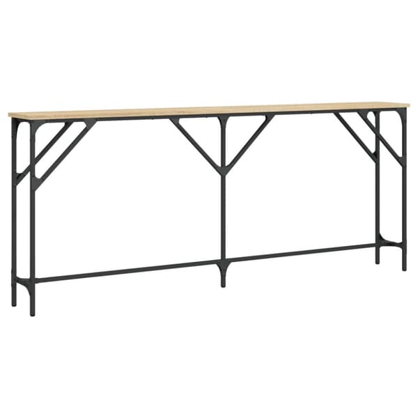vidaXL konsolbord 180x23x75 cm konstrueret træ sonoma-eg -  Sideborde