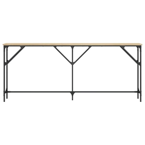 vidaXL konsolbord 180x23x75 cm konstrueret træ sonoma-eg -  Sideborde