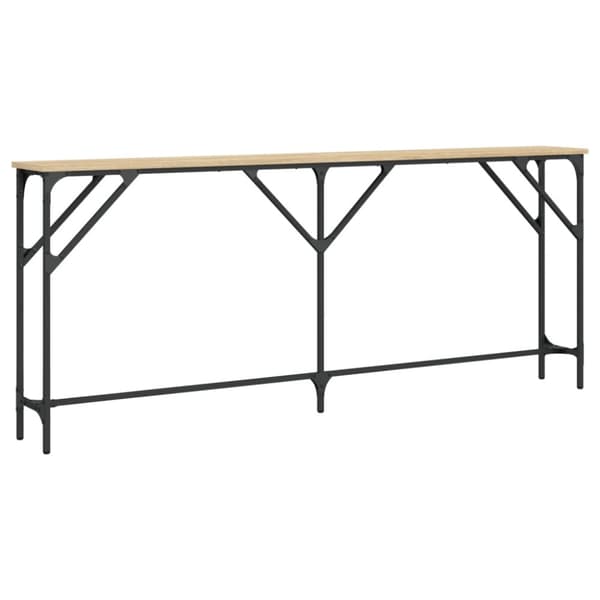 vidaXL konsolbord 180x23x75 cm konstrueret træ sonoma-eg -  Sideborde