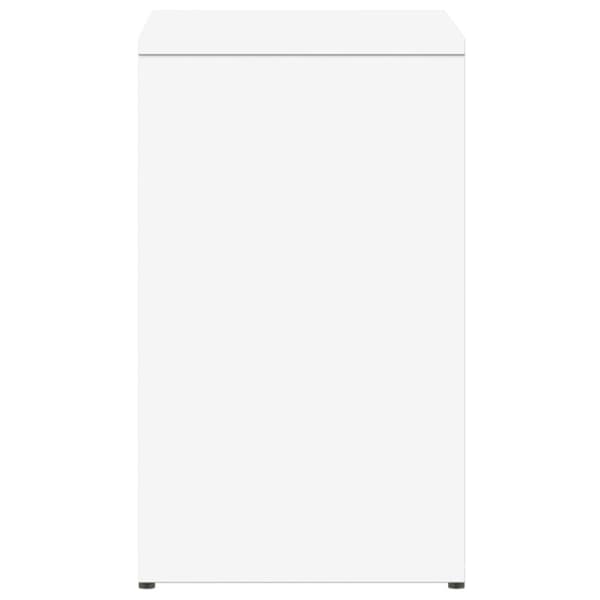 vidaXL Sivupöydät 2 kpl valkoinen 50x30x50 cm tekninen puu