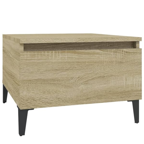 The Living Store sideborde 2 stk. 50x46x35 cm konstrueret træ sonoma-eg -  Sideborde
