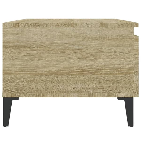 The Living Store sideborde 2 stk. 50x46x35 cm konstrueret træ sonoma-eg -  Sideborde