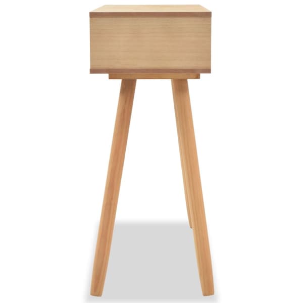 The Living Store Konsolbord massiv furu 80x30x72 cm brun -  Avlastningsbord