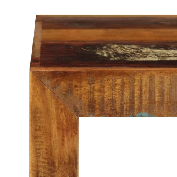 The Living Store skammel 40x30x40 cm massivt genbrugstræ -  Sideborde