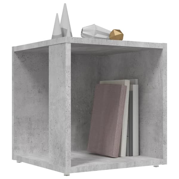 The Living Store sidebord 33x33x34,5 cm spånplade betongrå - Sideborde