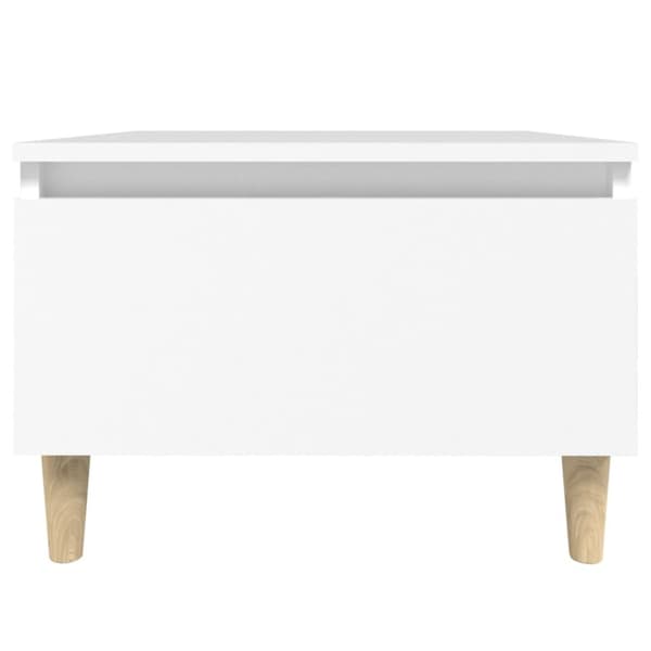 The Living Store Sidobord 2 st vit 50x46x35 cm konstruerat trä -  Avlastningsbord