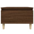 Miniatyrbillede 9 af 11: The Living Store sideborde 2 stk. 50x46x35 cm konstrueret træ brun egetræsfarve -  Sideborde