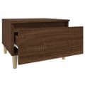 Miniatyrbillede 10 af 11: The Living Store sideborde 2 stk. 50x46x35 cm konstrueret træ brun egetræsfarve -  Sideborde