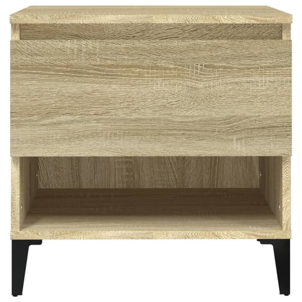 The Living Store Sivupöydät 2 kpl Sonoma-tammi 50x46x50 cm tekninen puu -  Apupöydät