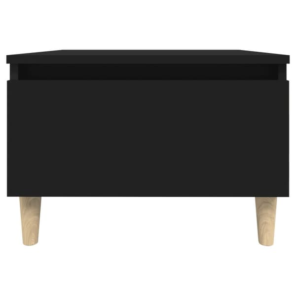 The Living Store Sidobord 2 st svart 50x46x35 cm konstruerat trä - Avlastningsbord
