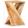 Miniatyrbillede 5 af 9: The Living Store sidebord 35x35x55 cm massivt mangotræ -  Sideborde