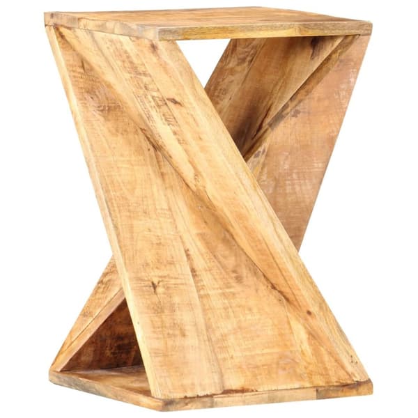 The Living Store sidebord 35x35x55 cm massivt mangotræ -  Sideborde