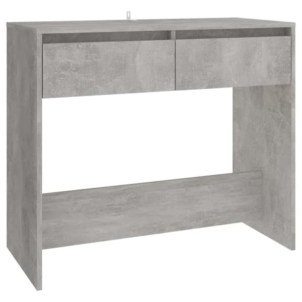 The Living Store konsolbord 89x41x76,5 cm stål betongrå - Sideborde
