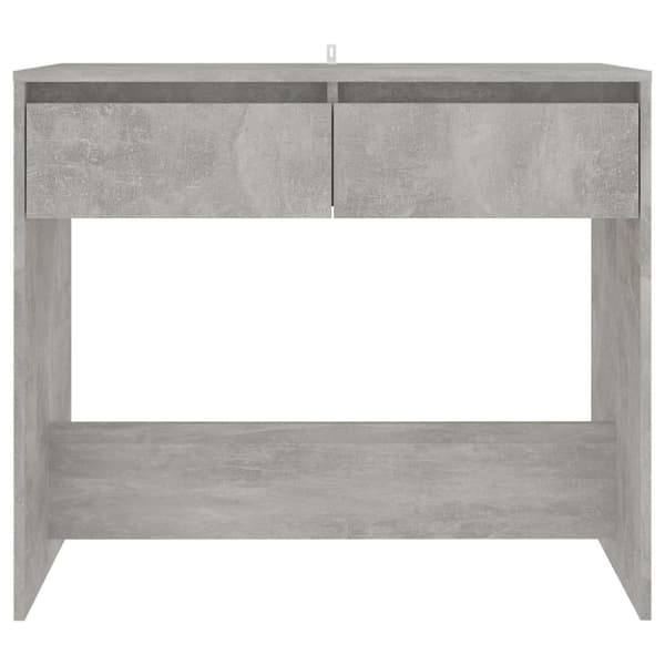 The Living Store konsolbord 89x41x76,5 cm stål betongrå - Sideborde
