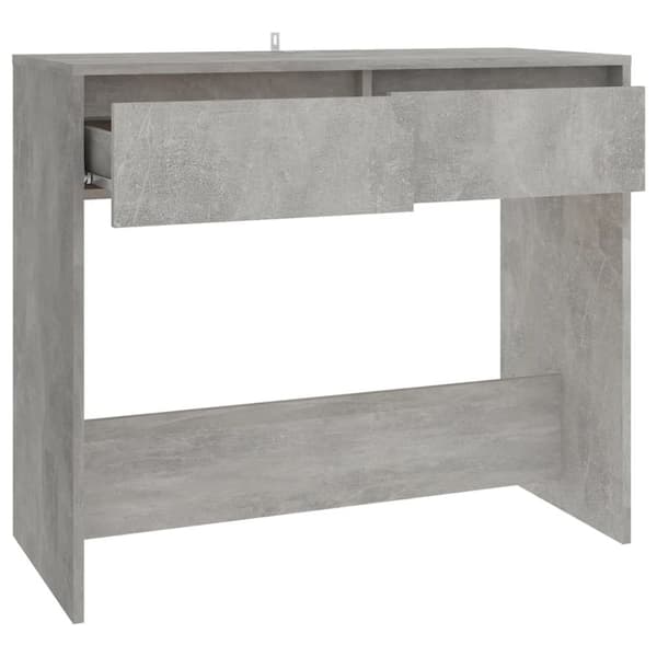 The Living Store konsolbord 89x41x76,5 cm stål betongrå - Sideborde