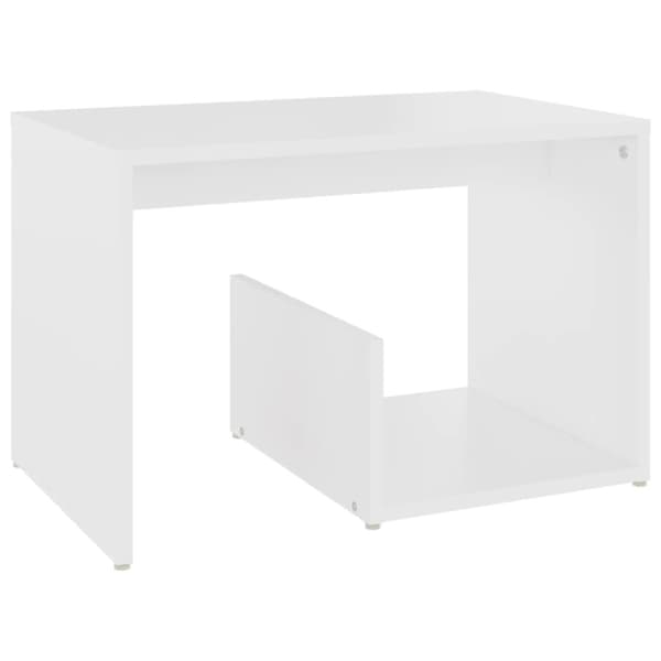 The Living Store sidebord 59x36x38 cm konstrueret træ hvid - Sideborde