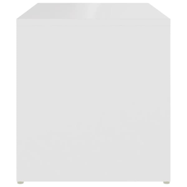 The Living Store sidebord 59x36x38 cm konstrueret træ hvid -  Sideborde