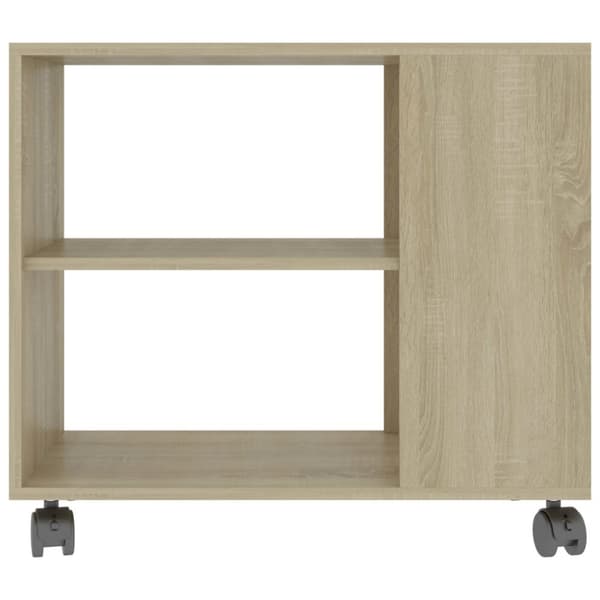 The Living Store sidebord 70x35x55 cm konstrueret træ sonoma-egetræsfarvet -  Sideborde
