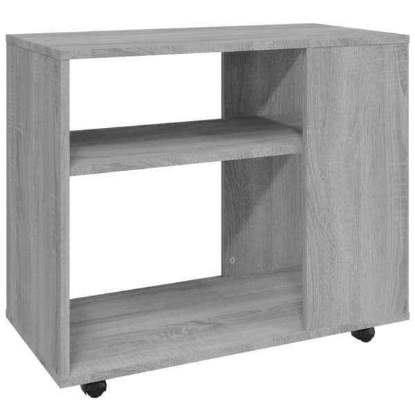 The Living Store sidebord 70x35x55 cm konstrueret træ grå sonoma-eg - Sideborde