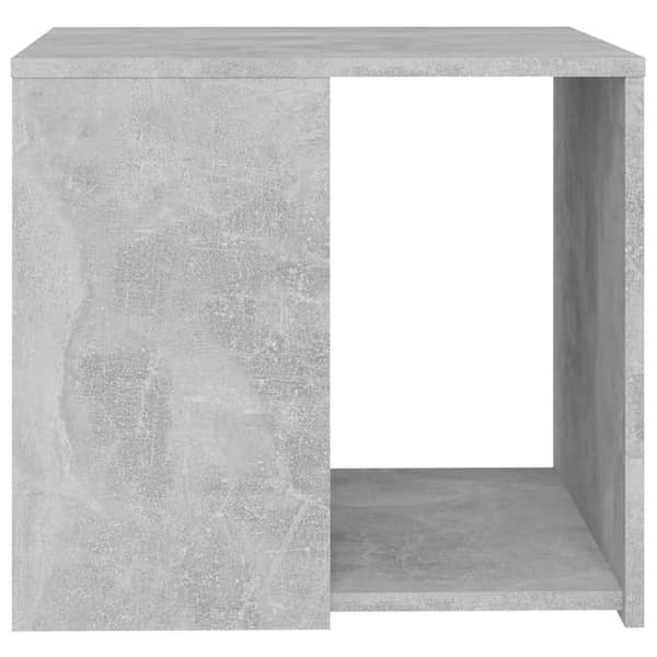 The Living Store sidebord 50x50x45 cm konstrueret træ betongrå - Sideborde