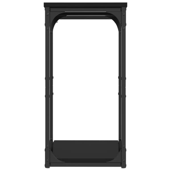 The Living Store sidebord 40x30x60 cm konstrueret træ sort -  Sideborde
