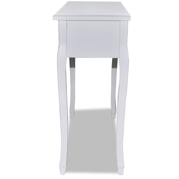 The Living Store konsolbord med tre skuffer hvid - Sideborde