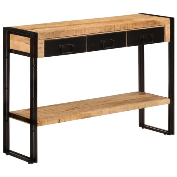 The Living Store konsolbord 110x30x76 cm massivt mangotræ -  Sideborde