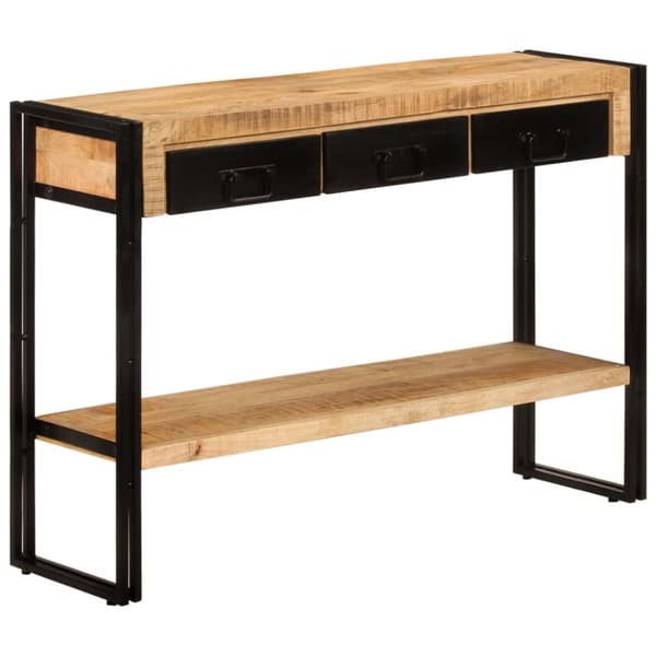 The Living Store konsolbord 110x30x76 cm massivt mangotræ - Sideborde