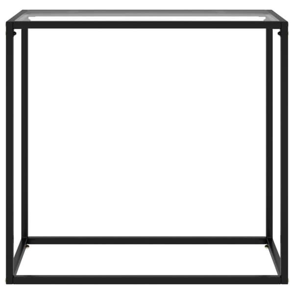 The Living Store konsolbord 80x35x75 cm hærdet glas transparent -  Sideborde