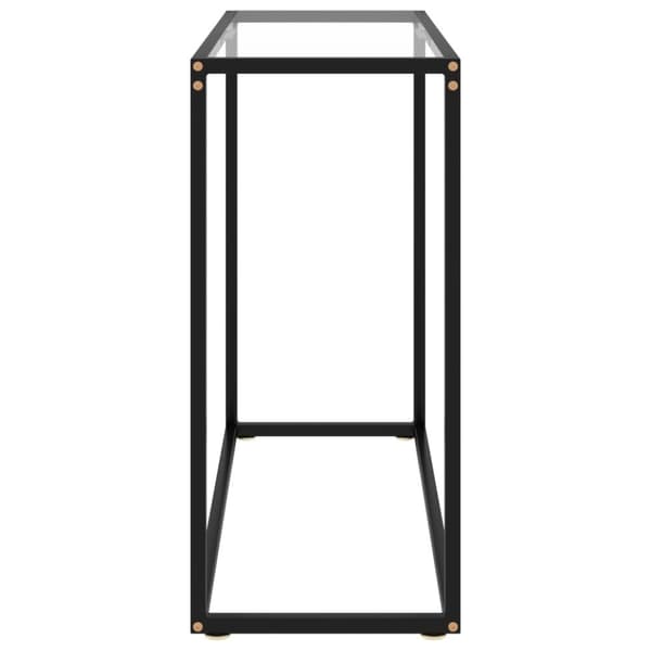 The Living Store konsolbord 80x35x75 cm hærdet glas transparent -  Sideborde