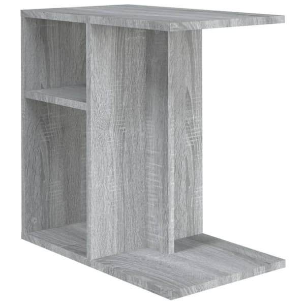 The Living Store sidebord 50x30x50 cm konstrueret træ grå sonoma-eg - Sideborde