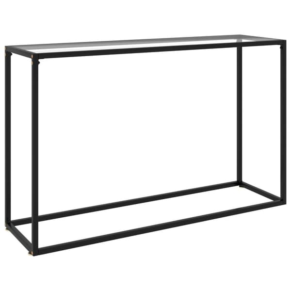 The Living Store konsolbord 120x35x75 cm hærdet glas transparent -  Sideborde