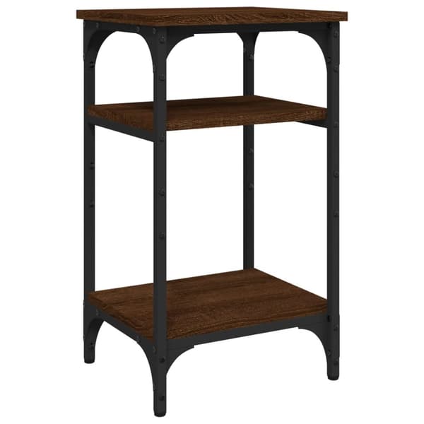 The Living Store sidebord 35x30x60 cm konstrueret træ brun egetræsfarve - Sideborde