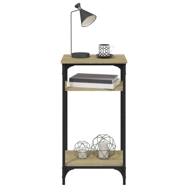 The Living Store sidebord 40x30x75 cm konstrueret træ sonoma-eg -  Sideborde