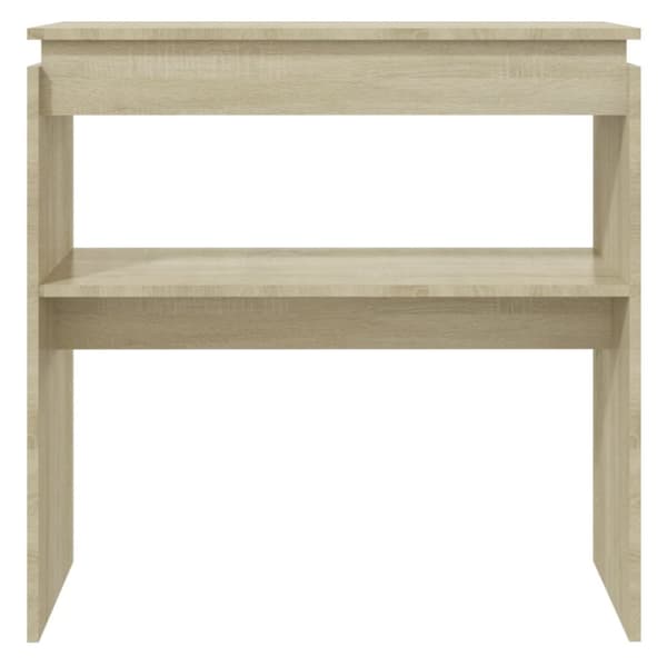 The Living Store Konsolipöytä Sonoma-tammi 80x30x80 cm tekninen puu -  Apupöydät